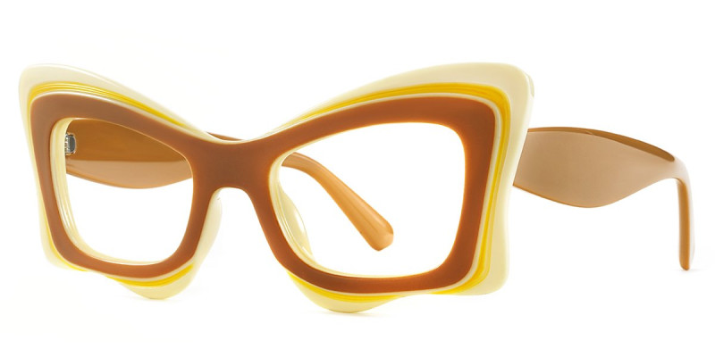 Cateye Yellow Frame