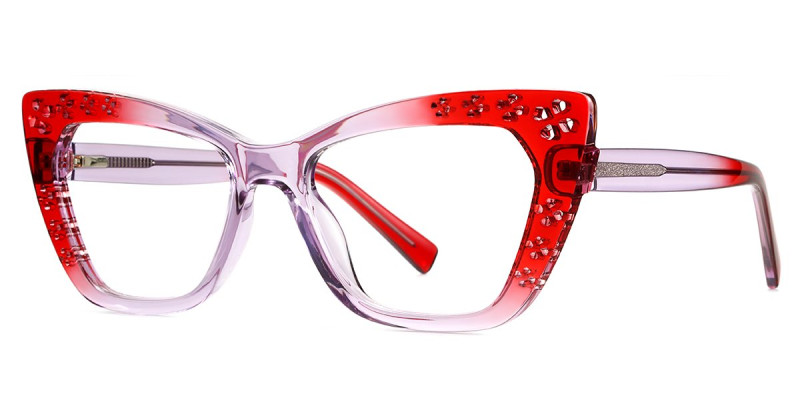 Cateye Red Frame