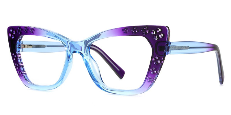 Cateye Purple Frame