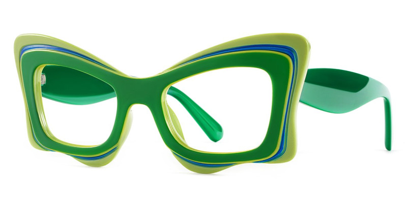 Cateye Green Frame