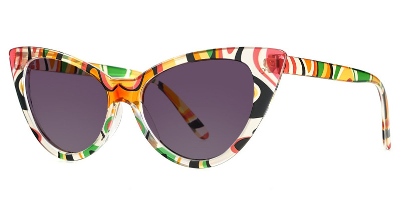 Cateye Multicolor Sunglasses