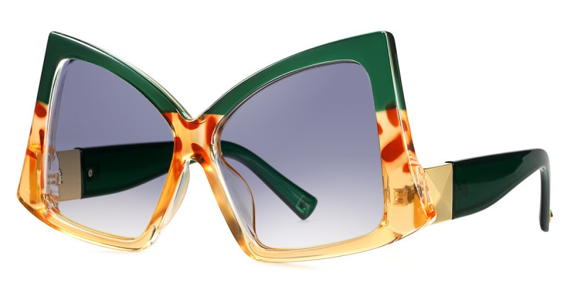 Butterfly Green Sunglasses