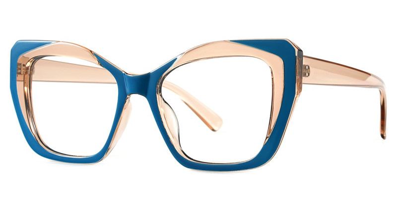 Cateye Blue Frame