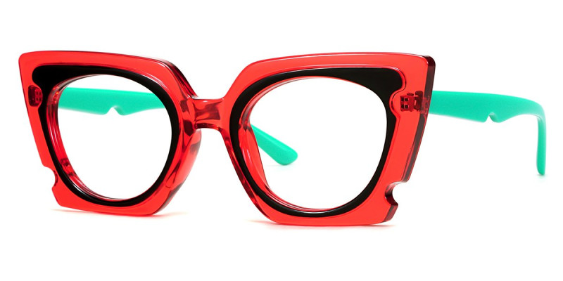 Cateye Red Frame