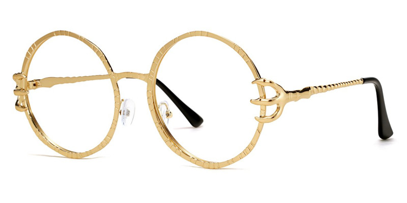 Round Gold Frame