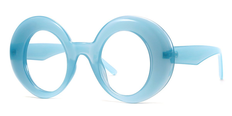 Round Blue Frame