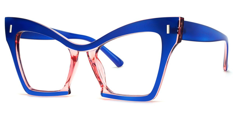 Cateye Blue Frame