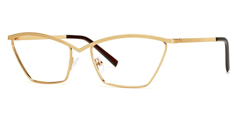 Cateye Gold Frame