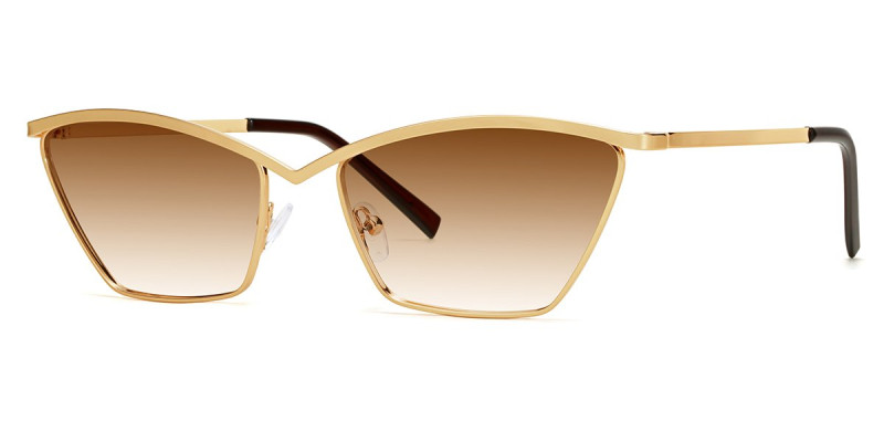 Cateye Gold Sunglasses