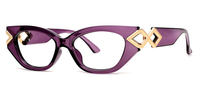 Cateye Purple Frame