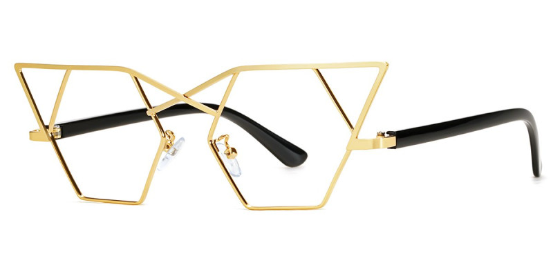 Cateye Gold Frame