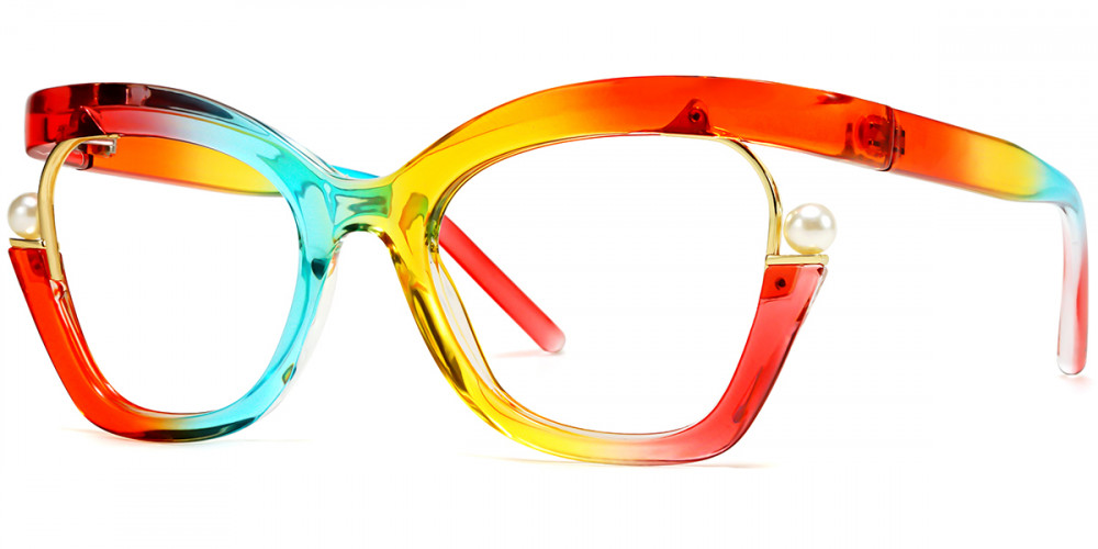 Rosalie - Cateye Rainbow Prescription Glasses | Ublins