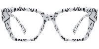 Cateye White Frame