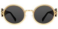 Round Gold Sunglasses