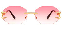 Rimless Pink Frame