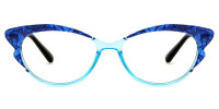 Cateye Blue Frame