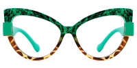 Cateye Green Frame