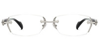 Rimless Silver Frame