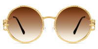 Round Gold Sunglasses