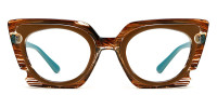 Cateye Brown Frame