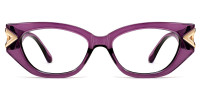 Cateye Purple Frame